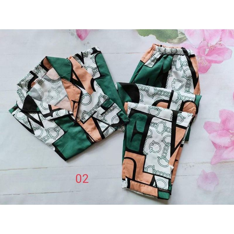 Bộ Pyjama cổ sen tay dài thu đông chất liệu Kate Thái cao cấp, hàng loại 1 mềm mại,, không xù nhiều mẫu