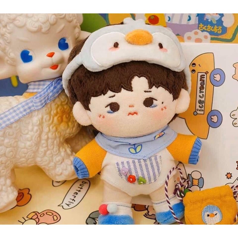 Outfit chim cánh cụt cho doll 15,20cm