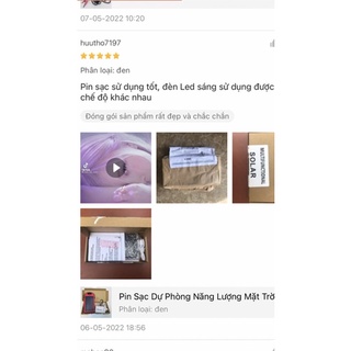 Sạc Dự Phòng Năng Lượng Mặt Trời GIATOT.shop, hàng cao cấp