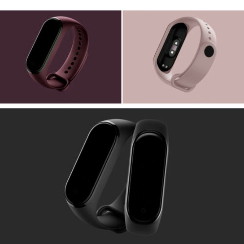 Dây đeo thay thế chất liệu silicon trong suốt chuyên dụng cho Xiaomi Mi Band 4