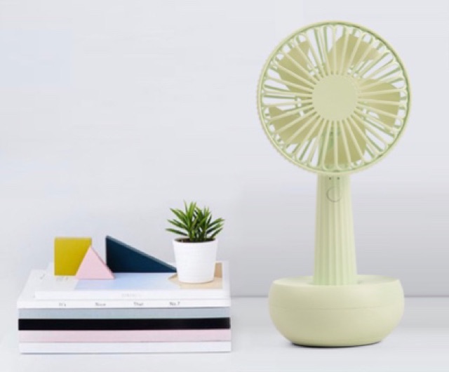 Quạt cầm tay mini kèm đế cắm cố định chính hãng Yase siêu mát F25