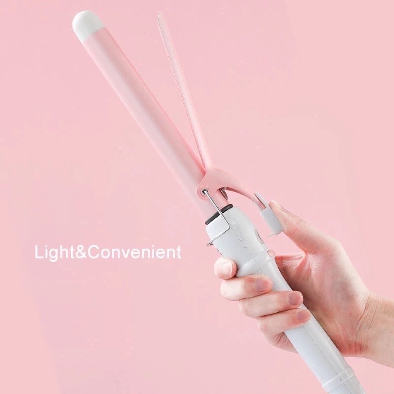 MÁY UỐN XOĂN TÓC X8166 65W MÀU HỒNG CÓ MÀN HÌNH LCD ko