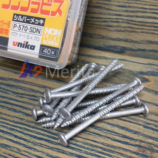 Vít bê tông 5mm đầu dù Unika P570 (không cần dùng tắc kê nhựa)