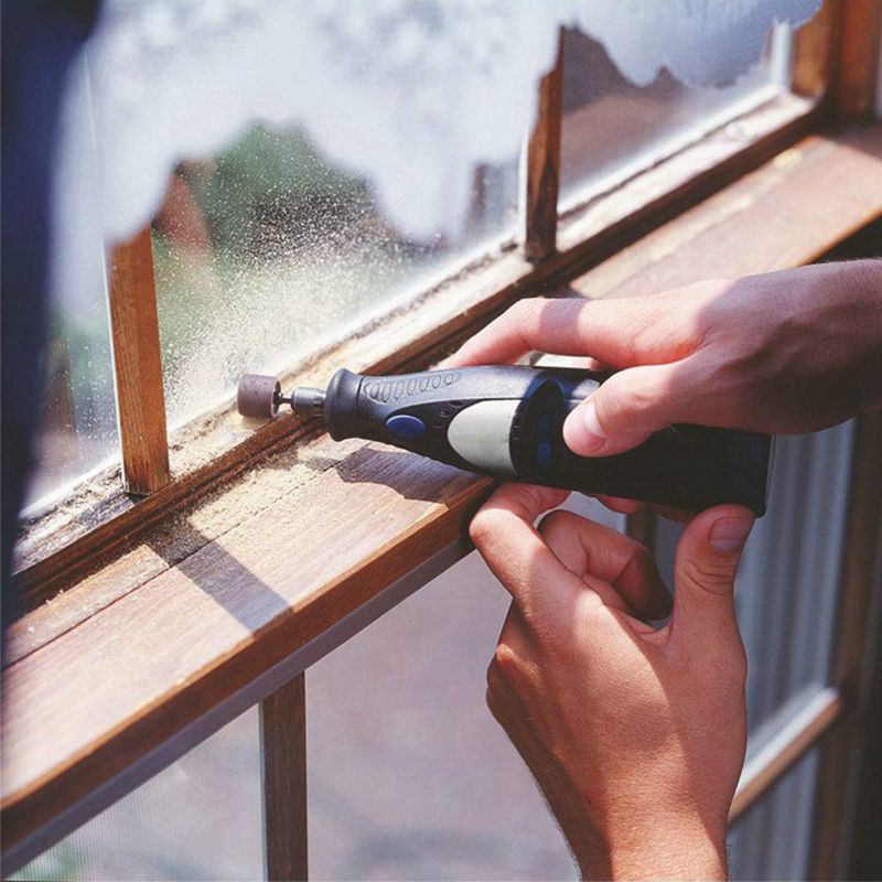 Hộp 132 món gồm đai giấy nhám kèm phụ kiện cho máy mài Dremel