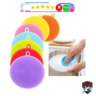 Miếng rửa bát kiêm lót nồi silicon đa năng