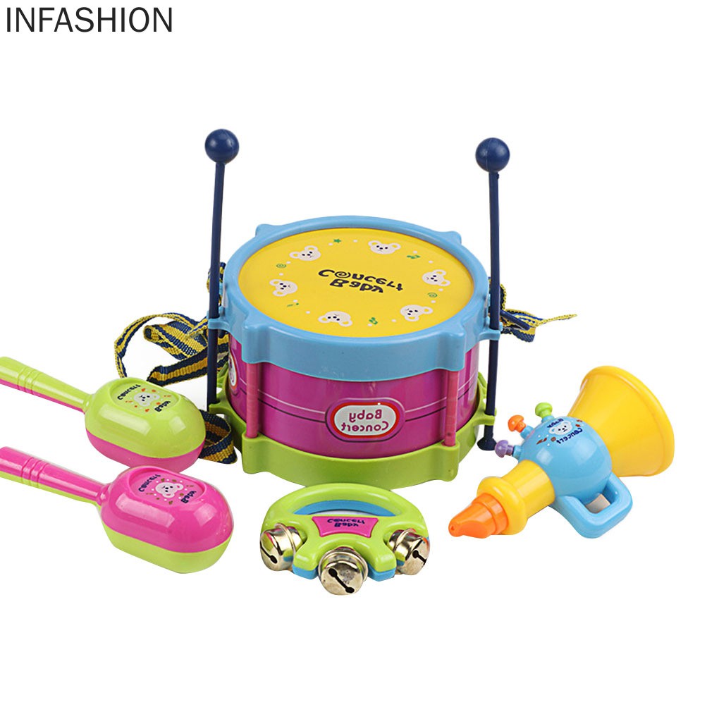 Bộ Trống Kèn Đồ Chơi Cho Bé