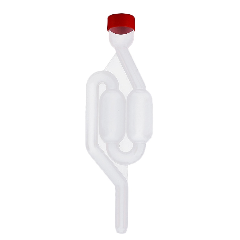 [CHOO] Homebrew Wine Fermentation Airlock Valve Plastic One-Way Exhaust Water Seal Bubble Grommet Beer Brewing Tool