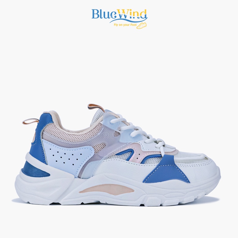 Giày Sneaker Phối Da Cao Cấp BLUEWIND 68796