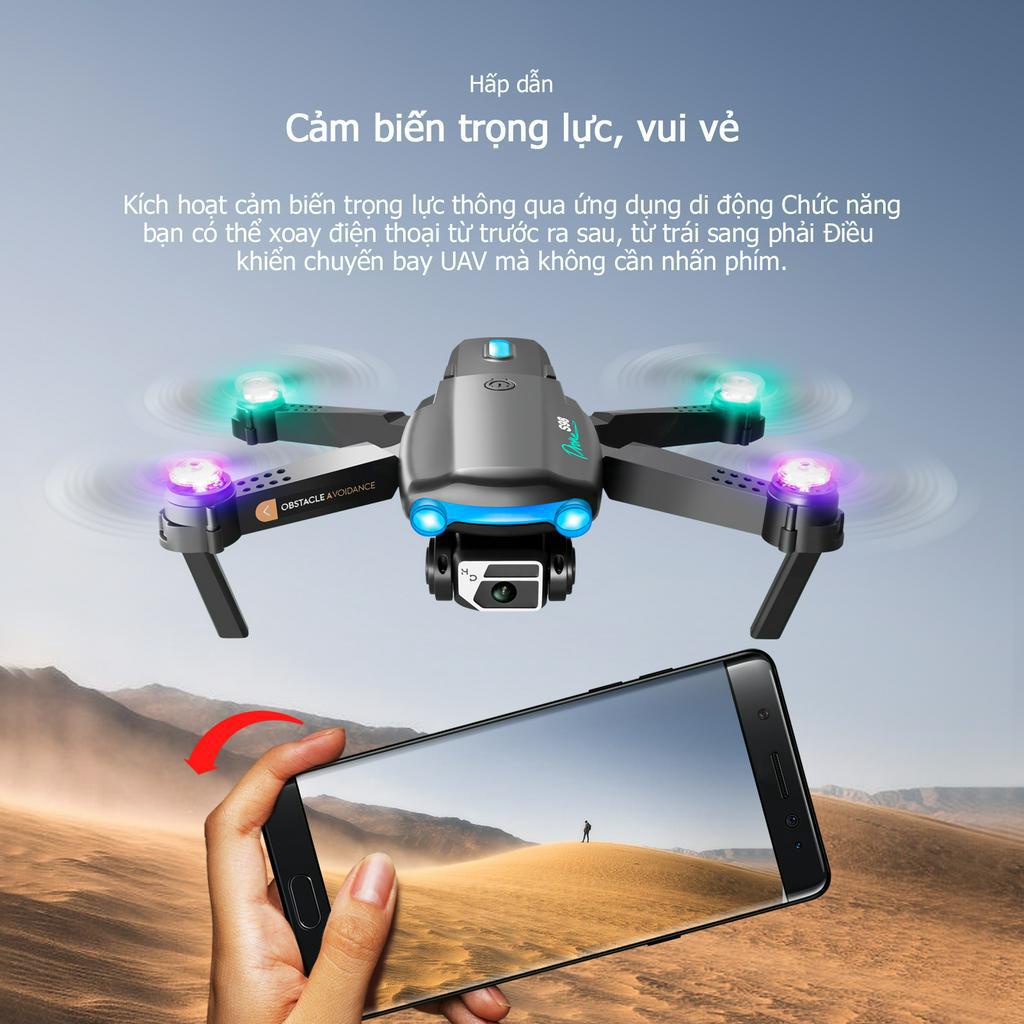 Flycam Drone 4k S98 tránh chướng ngại vật Chuyển camera kép
