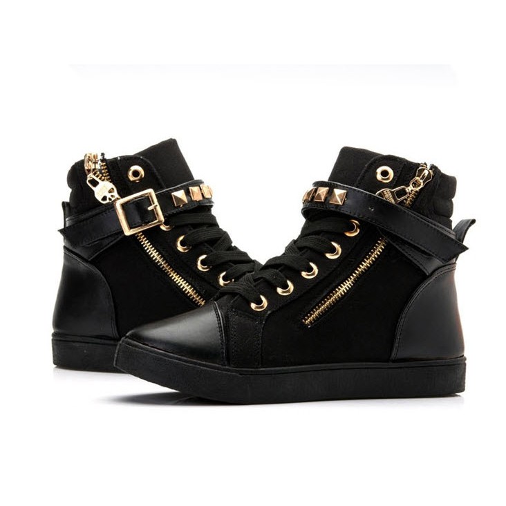 Giày boot thể thao cao cấp (đen) B002D | BigBuy360 - bigbuy360.vn