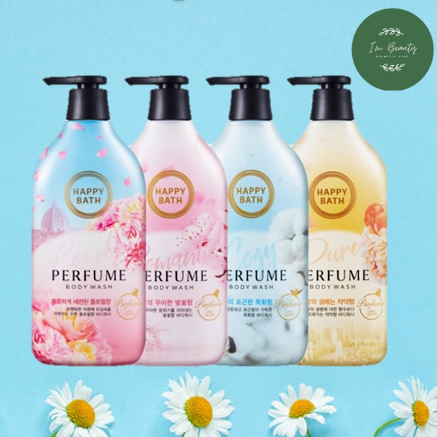 [Chính Hãng Fullsize] Sữa Tắm Nước Hoa Cao Cấp HAPPY BATH PERFUME BODY WASH Chính Hãng Nội Địa Hàn