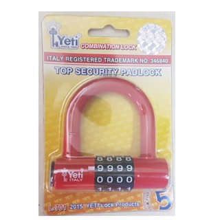 Ổ khoá số chữ U Yeti L-701