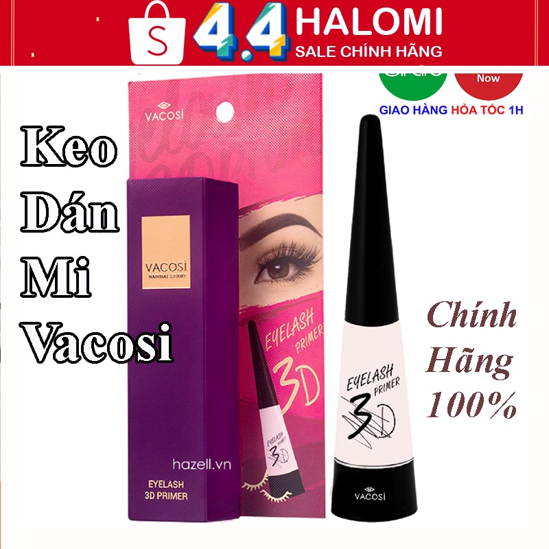 Keo dán mi Vacosi chính hãng trong suốt không lộ chuyên dùng cho makeup HALOMI