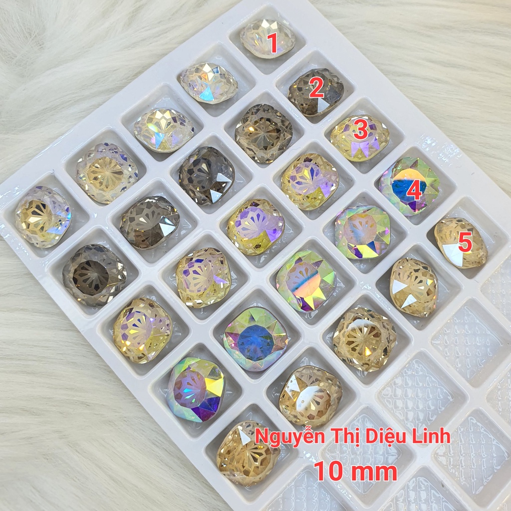 Đá khối K9 vuông vân hoa bo góc 10mm