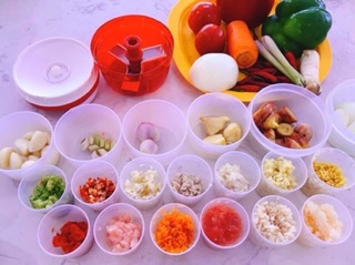 DỤNG CỤ XAY THỰC PHẨM TURBO CHOPPER TUPPERWARE