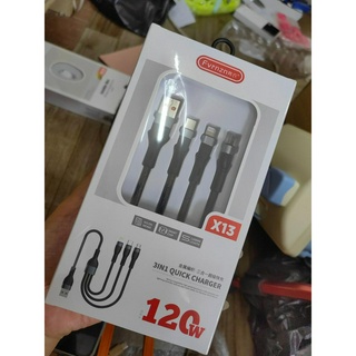 Dây cáp sạc 3 đầu