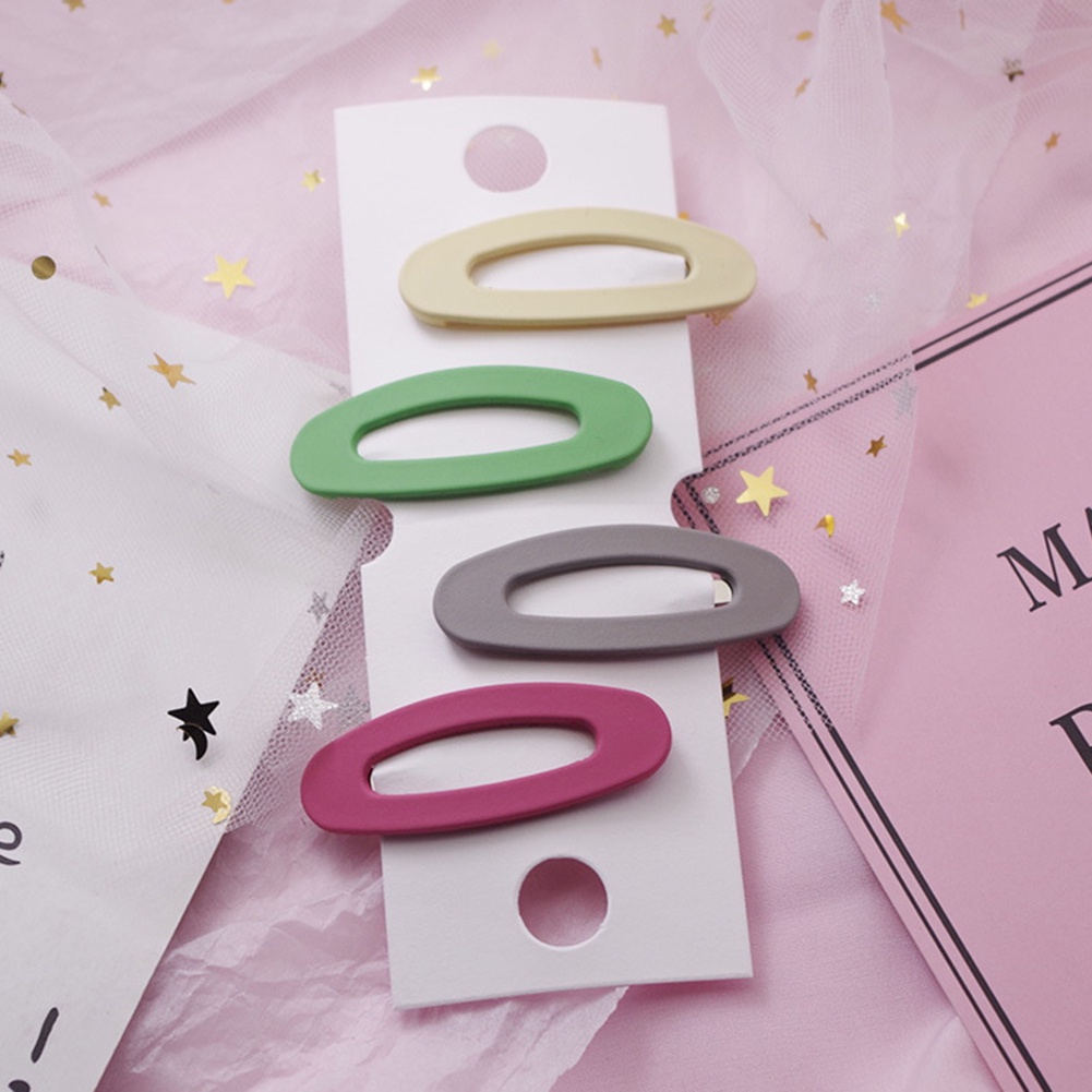 Bộ 4 Kẹp Tóc Màu Kẹo Ngọt