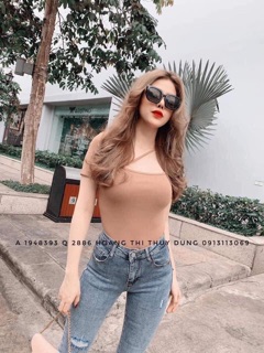 ÁO PHÔNG CỔ U DÂY CHÉO HOT CỰC