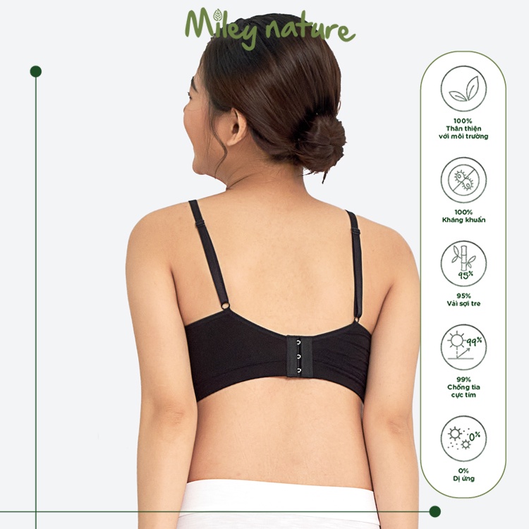 Áo Ngực Cho Con Bú Miley Lingerie Vải Sợi Thiên Nhiên Bamboo Cao Cấp BRB0103