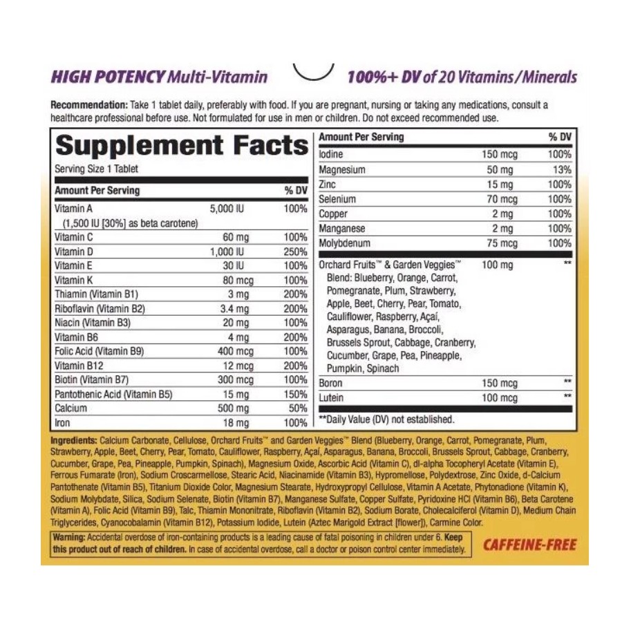 Thực phẩm bổ sung Vitamin tổng hợp Nature's Way Alive Women's Energy 50 viên | Thế Giới Skin Care