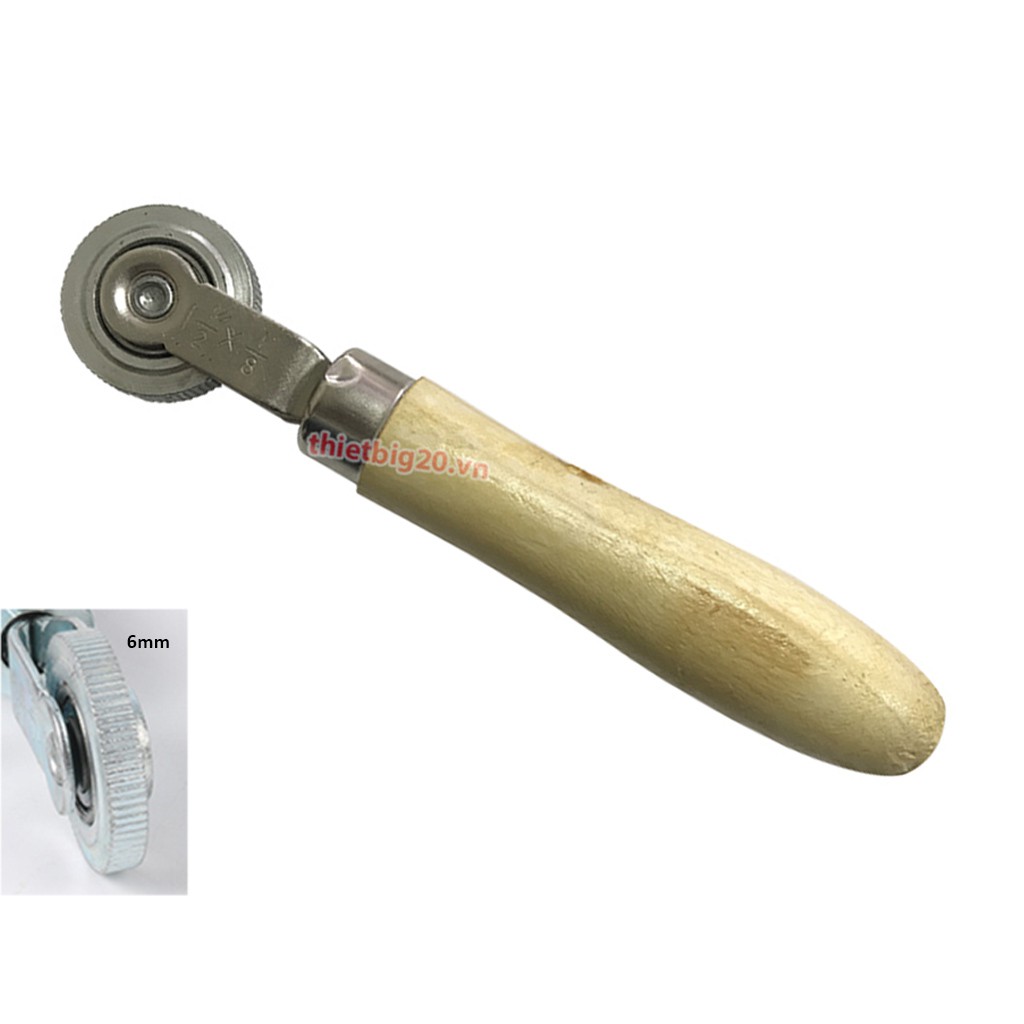 Con lăn miếng vá 6mm, cán gỗ GCL01-6G