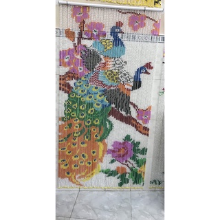 Màn rèm hạt pha lê cao cấp con công