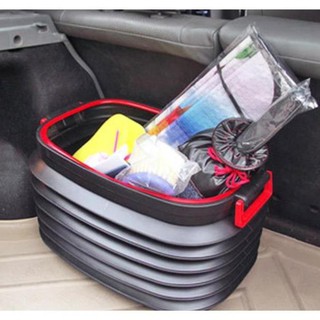 Thùng lò xo co giãn 40l đựng đồ sau cốp xe hơi ô tô đa năng tiện dụng