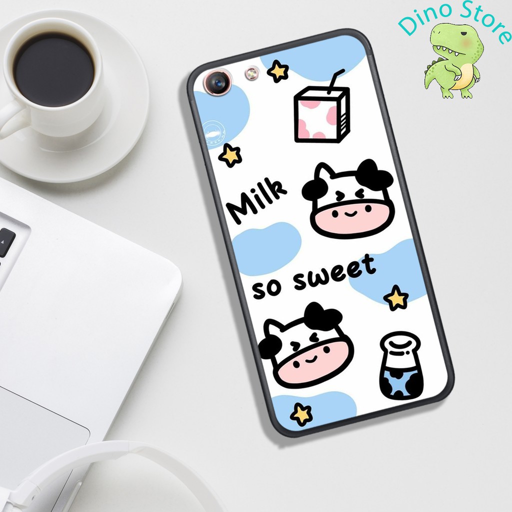 [Free Thêm Tên/Ngày Sinh/SĐT] ỐP LƯNG UV OPPO A59/F1S/F3 PLUS/F3, IN HÌNH CHÚ BÒ SỮA CUTE.