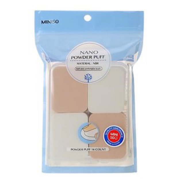 Hộp 16 miếng mút trang điểm Miniso
