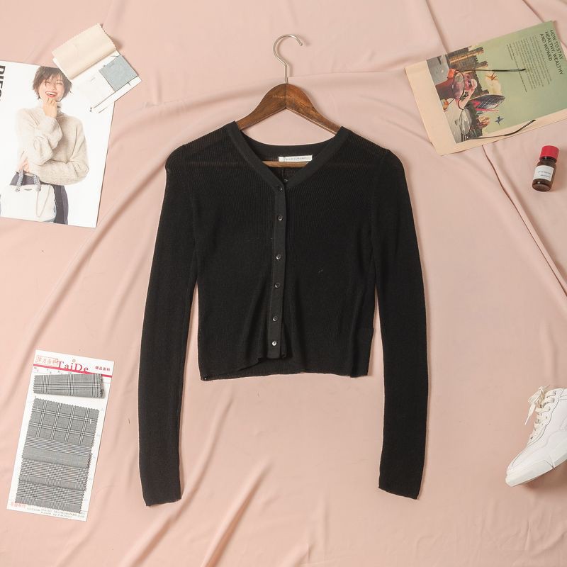 Áo cardigan nữ mỏng dáng ngắn freesize, Pniss 117533 | BigBuy360 - bigbuy360.vn