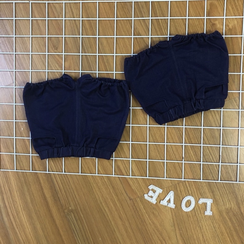 Quần đùi cotton giả bò cho bé trai và bé gái Hàng Quảng Châu