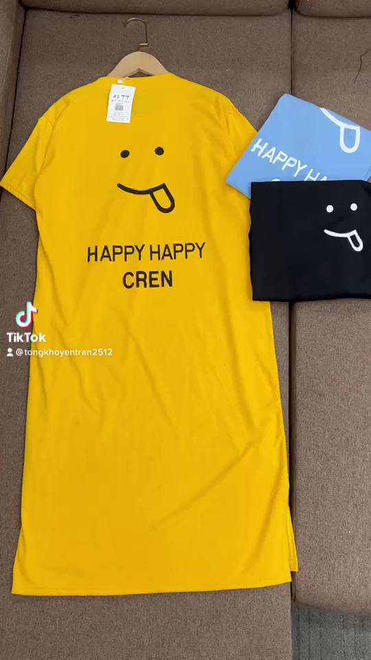 Váy Suông Đầm Suông Mặt Cười From Rộng Dáng Dài Tới 75kg | BigBuy360 - bigbuy360.vn