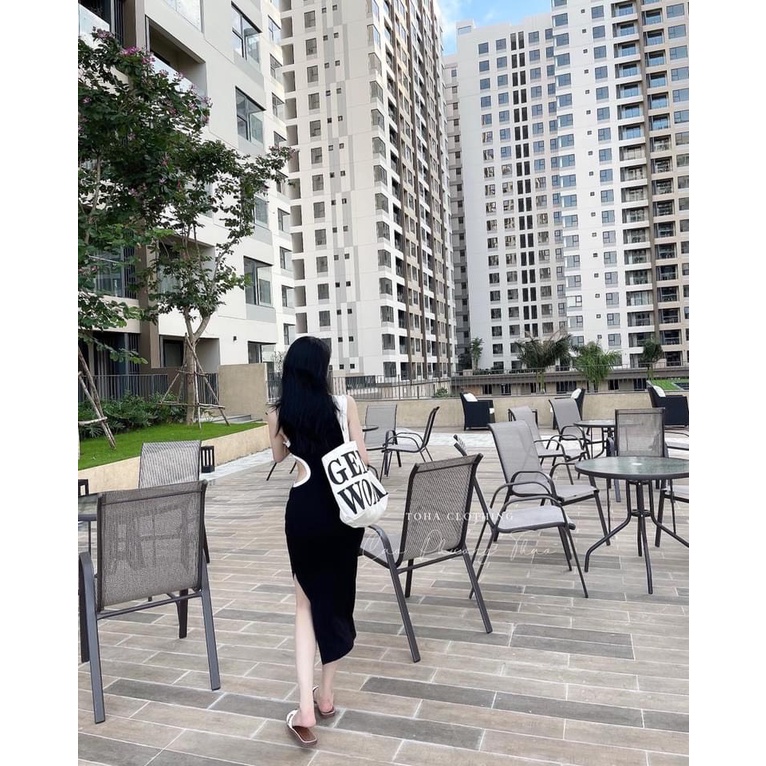 Đầm Body Viền Sát Nách Phom Dài Thun Borip Thích Hợp Mặc Đi Tiệc Đi Làm Đi Chơi | BigBuy360 - bigbuy360.vn