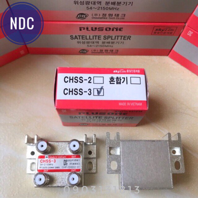 Chia Truyền Hình Cáp, Chia Chảo, Chia Anten KTS - PLUSONE 36 95