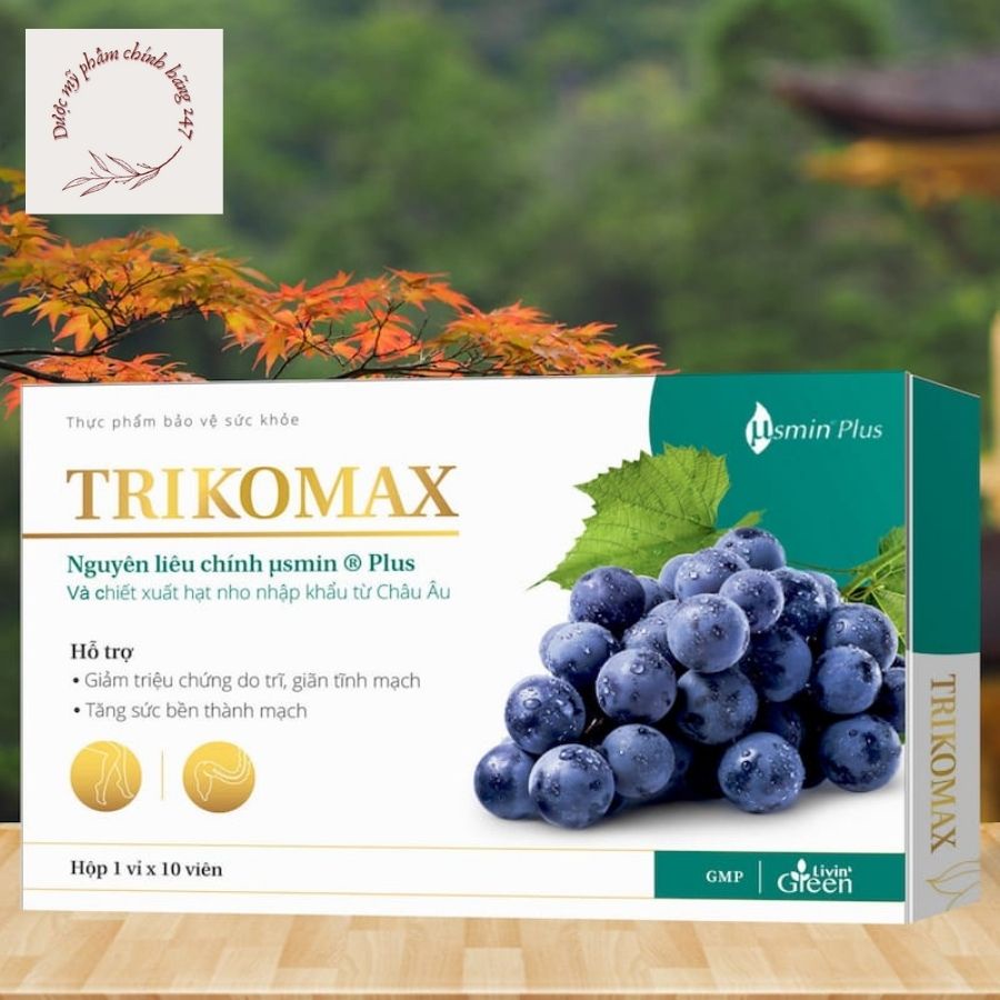 Viên uống Trikomax cho bệnh Trĩ