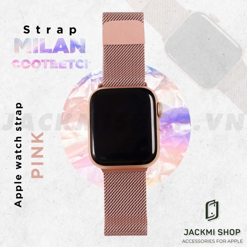 [HÀNG CHÍNH HÃNG] Dây Milan thép COTEETCI cho Apple Watch series 7/6/5/4/3/2/1