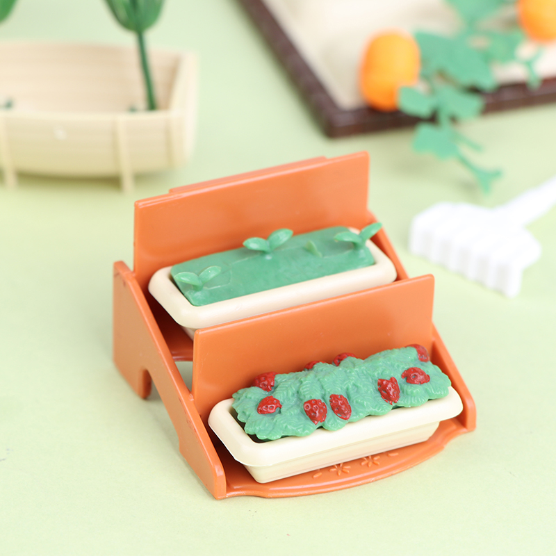 [rofreeVN]Mini Miniature Gardening Vegetable Flower Food Furniture Set For Dollhouse Decor