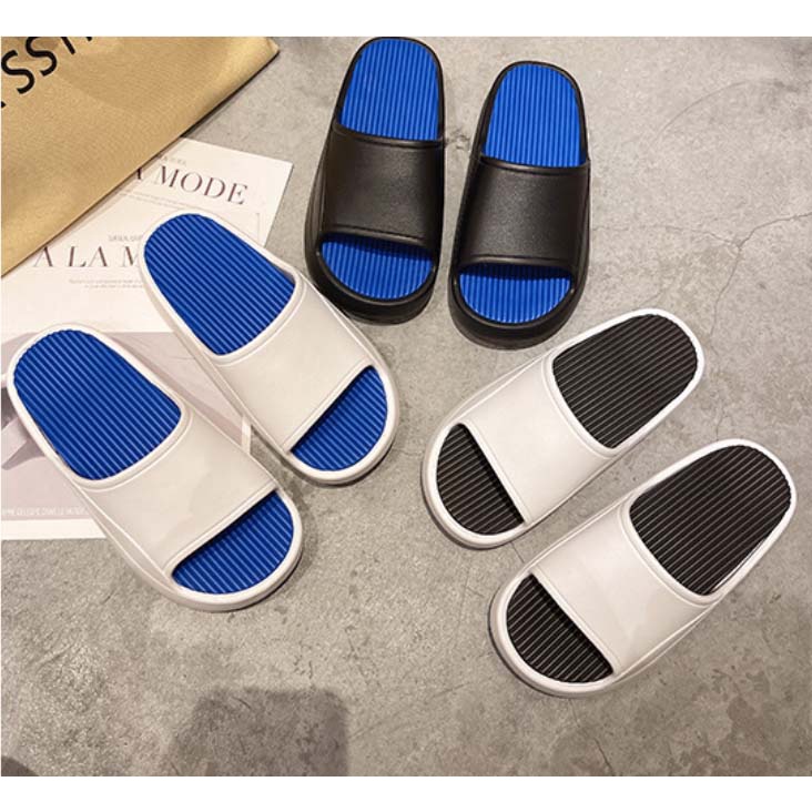 Dép quai ngang nam và nữ đế Cao 5cm siêu đẹp , chất liệu eva siêu bền không ngấm nước TINTIN HOME DNL38