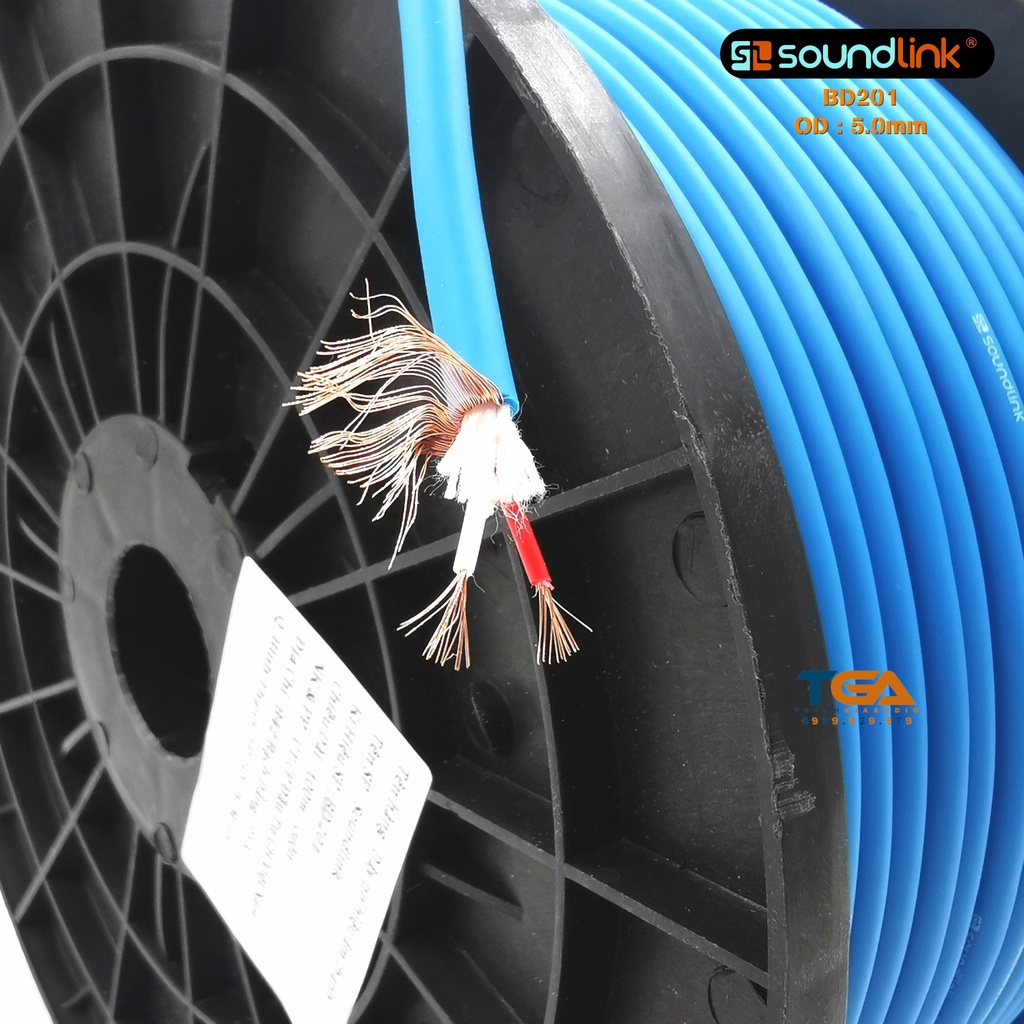 Dây tín hiệu Audio, Microphone chính hãng Soundlink BD201. Báo giá 1M