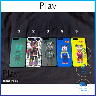 [Giảm 50%] Ốp lưng silicon 𝐁𝐞@𝐫𝐁𝐫𝐢𝐜𝐤 cho máy Iphone XSmax / XR / X / XS,  /8plus / 7plus -Plav