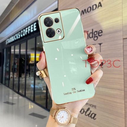 Ốp lưng oppo reno 8 Ốp Điện Thoại Viền Thẳng Thời Trang Cho OPPO Reno 8 pro Reno 8Z 5G Reno 7Z 5G Reno 8 PRO 5G Reno 7 4G Reno5 Reno6 5G ZB