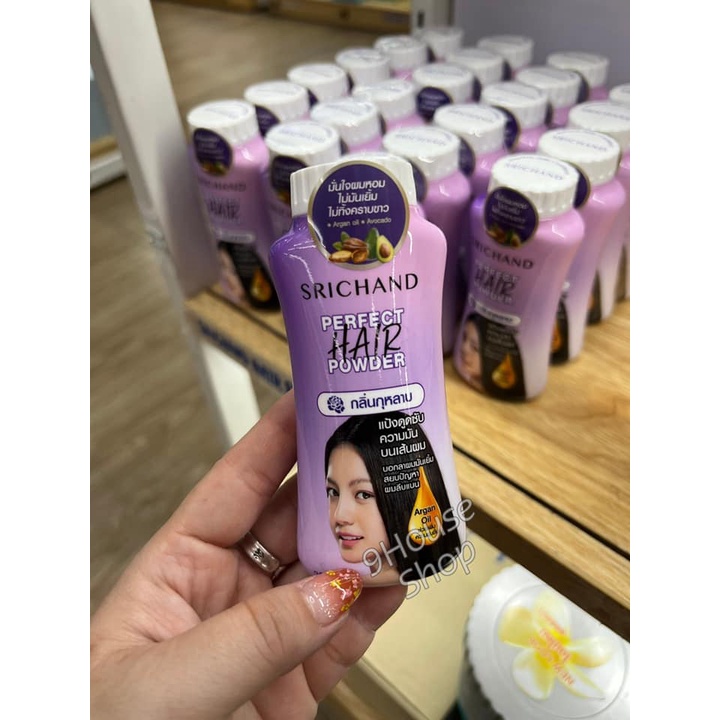 01 Phấn Bột Kiềm Dầu Cho Tóc Perfect Hair Powder Srichand Thái Lan 30gram
