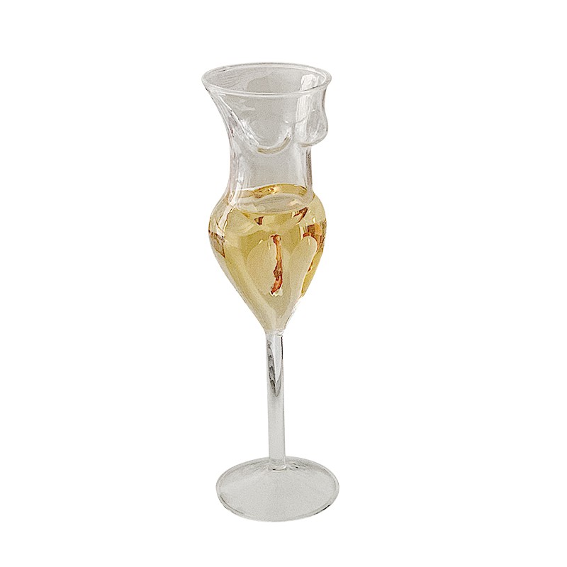 Creative Body Cao Cup Glass Hàn Quốc ins Blogger Body Line Cup Whiskey Juice Cup Ly Nghệ thuật trang trí Hàn Quốc Chụp ảnh Ẩm thực Ly Thủy Tinh Uống Rượu Phong Cách Hàn Quốc Độc Đáo