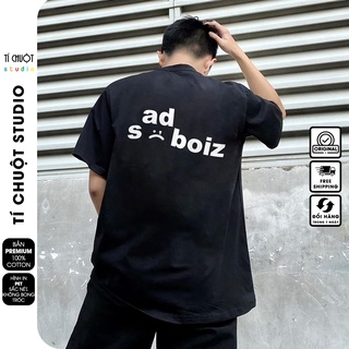  Áo thun sadboiz nam nữ áo phông unisex phản quang sadboiz tay lỡ form rộng 