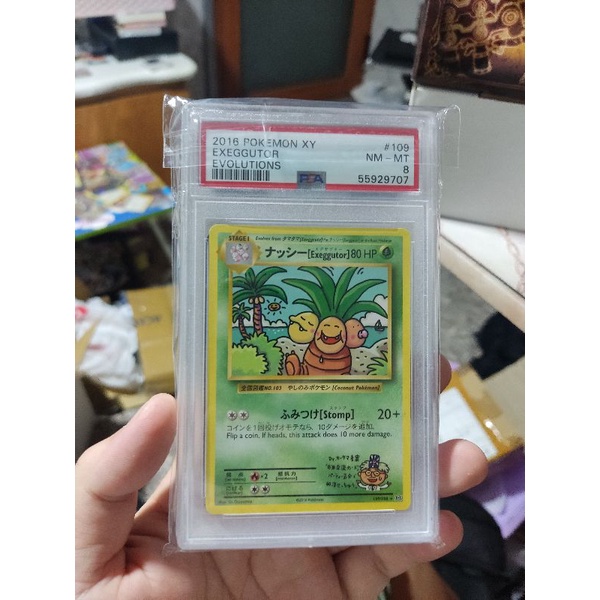 Khung PSA Exeggcute PSA8 và PSA 5 chính hãng