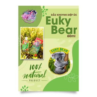 Dầu khuynh diệp Úc Euky Bear 60ml