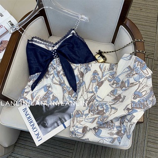 Set áo thun ngắn tay + quần dài thời trang nữ cỡ lớn
