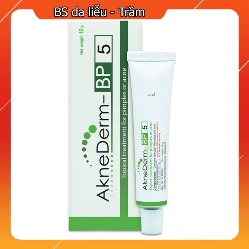 Aknederm - Kem chấm mụn trứng cá - Benzoyl Peroxide