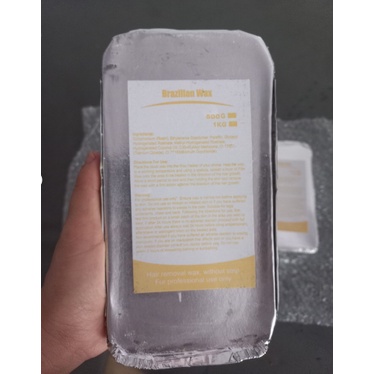 SÁP WAX LÔNG NÓNGl oại I CAO CẤP- SÁP CỤC GÓI GIẤY BẠC MÙI MẬT ONG - HOT FILM WAX