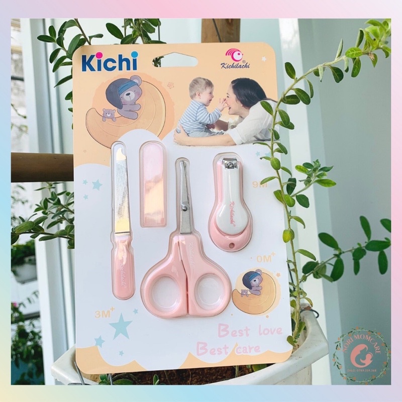 Bộ bấm móng tay Kichilachi 4 chi tiết tiện dụng